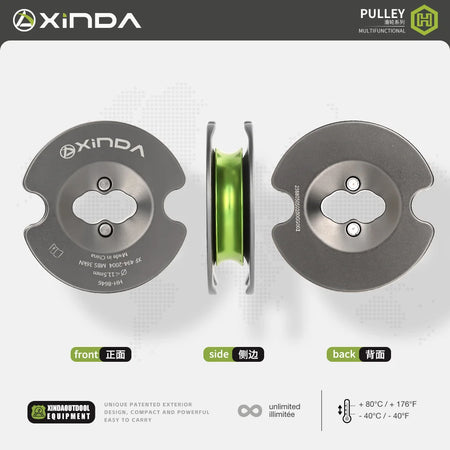 Xinda Rock Climbing Bidirectional Pulley &ndash; Efficient Lifting