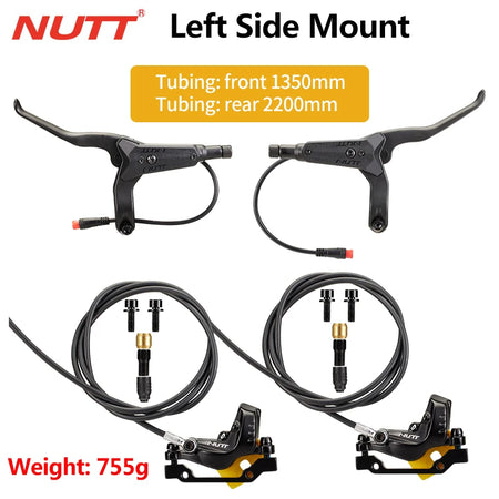 Nutt 4 Pistons Electric Scooter Brake Y-5 &ndash; Enhanced Hydraulic Disc Braking Performance A group of