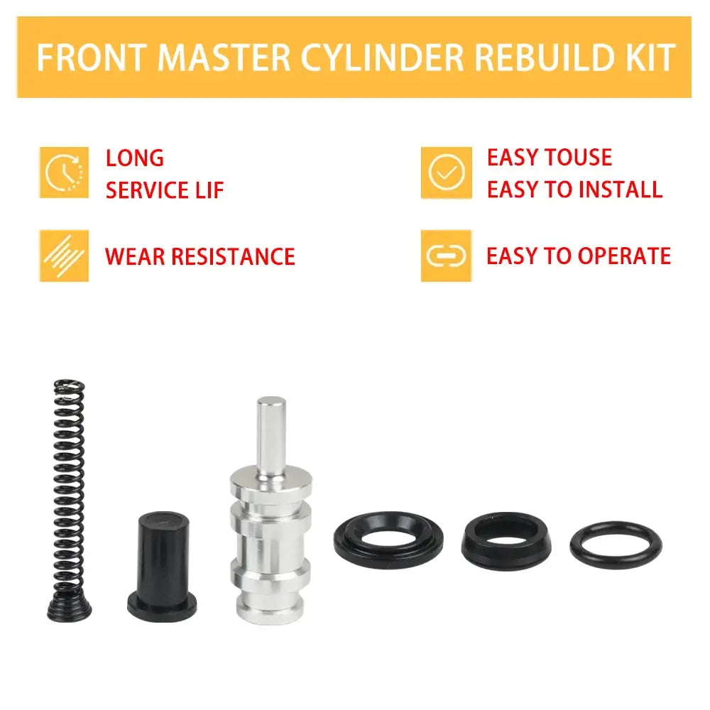 Front Master Cylinder Rebuild Kit for Harley Dual Disc Models 1996-2017 Replace 45072-96 by InterCyprus Trading Ltd
