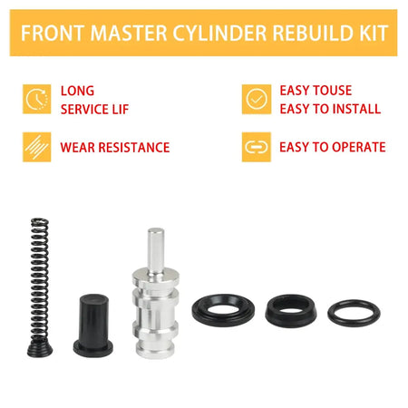 Front Master Cylinder Rebuild Kit for Harley Dual Disc Models 1996-2017 Replace 45072-96 by InterCyprus Trading Ltd