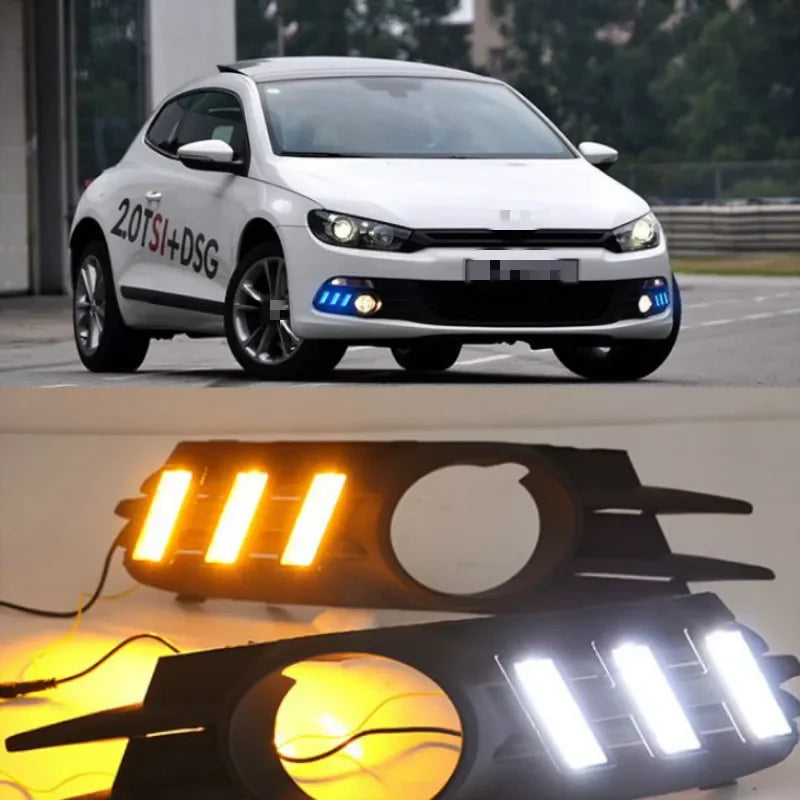VW Scirocco R LED DRL 2009 2014 Päevasõidutuli Uduvalgusti