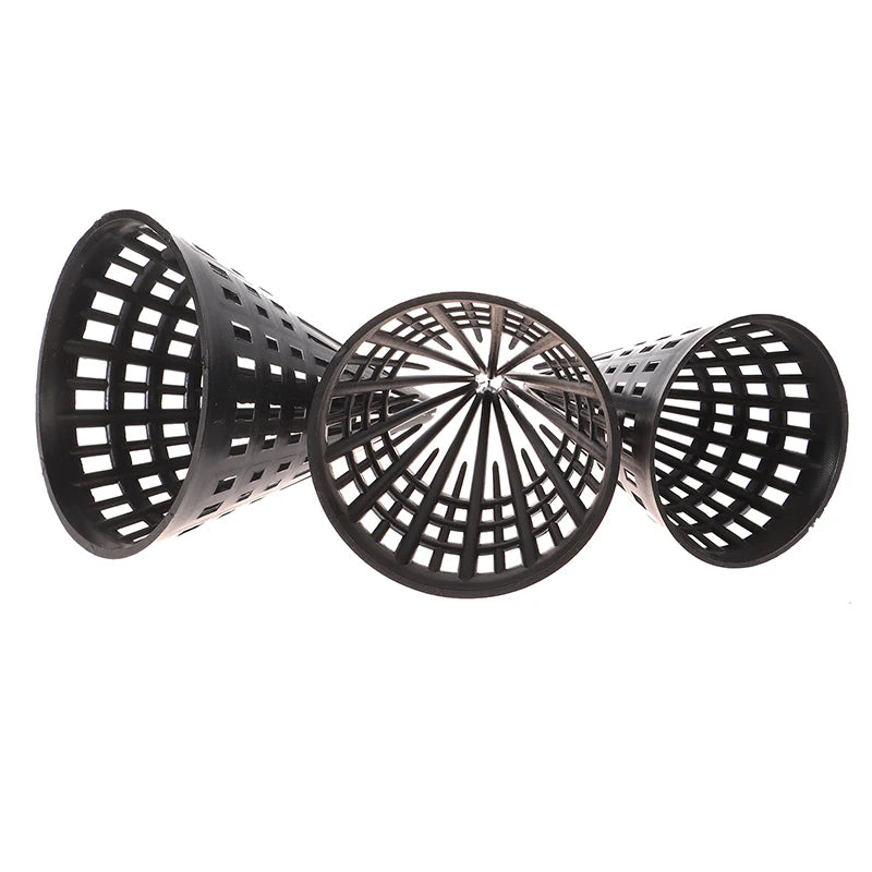 Durable 5Pcs Tapered Fishing Net Trap for Eels and Loaches - Black