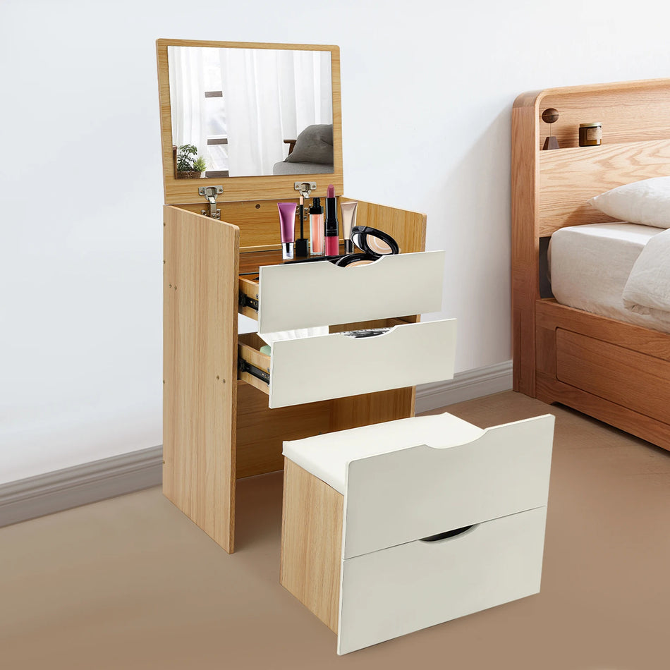 3 Drawers Vanity Desk &ndash; Freestanding Modern Makeup Table