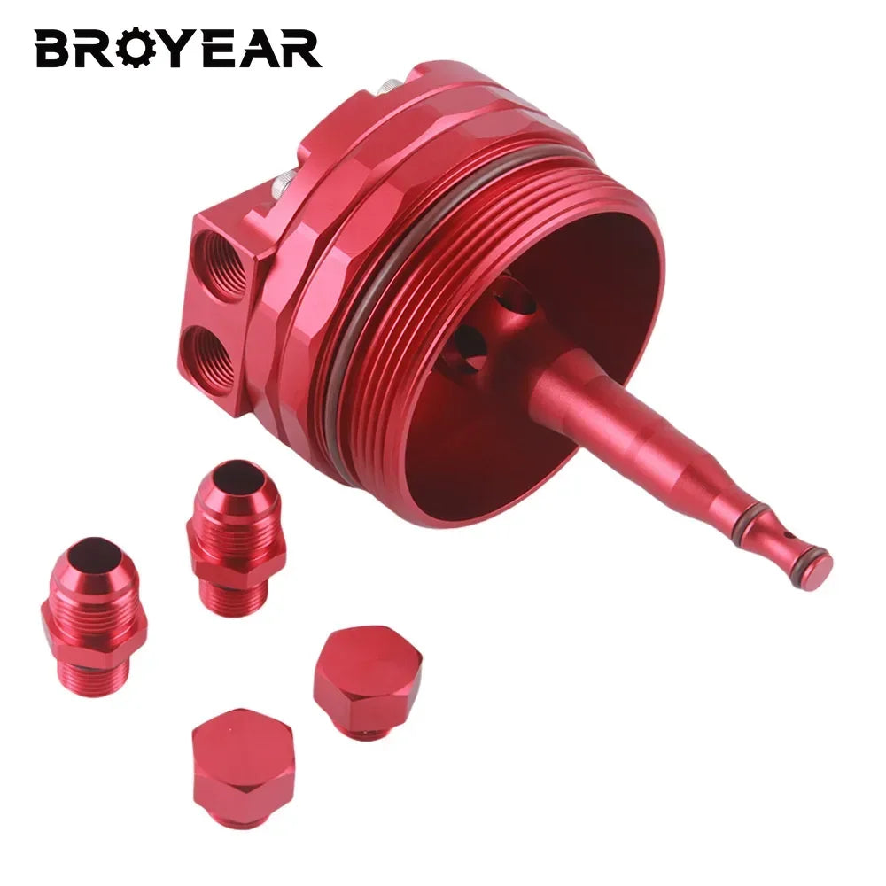 Engine Oil Cooler Adapter Aluminum for BMW E46 E36 E39 E60 E61 by InterCyprus Trading Ltd