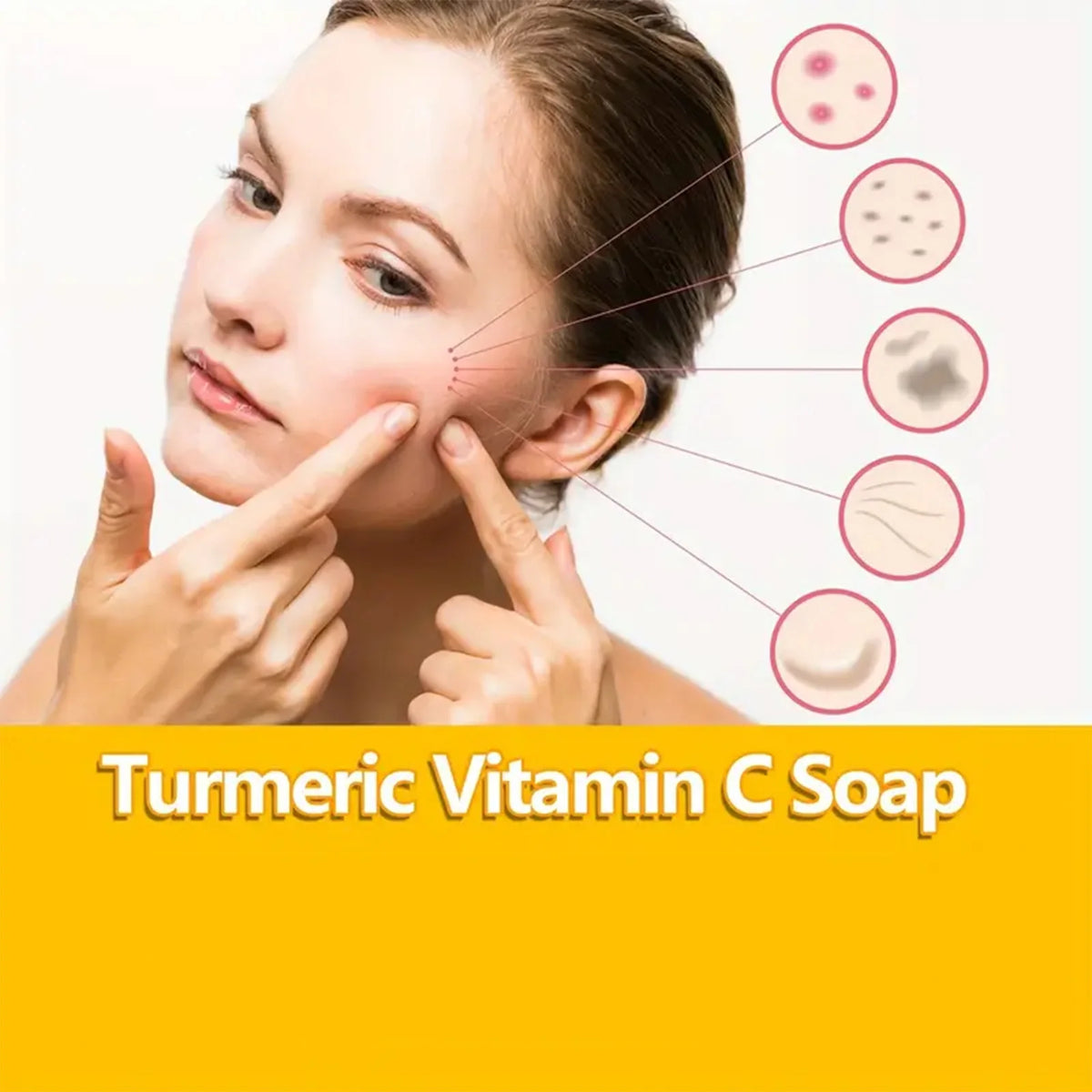 Handmade Turmeric Soap &ndash; Brightening Skin Cleanser