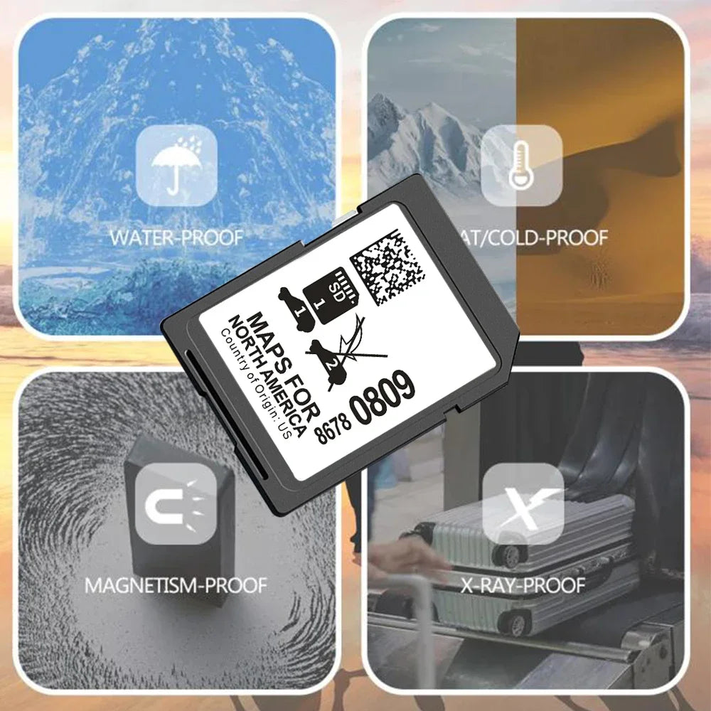 GM 8678-0809 SD Card For Cadillac CT5 &ndash; North America Maps