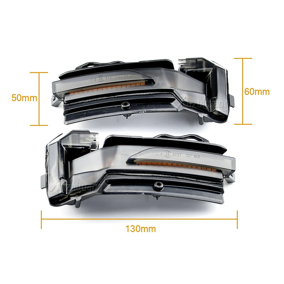 Luces de Señal de Giro LED Secuenciales Dinámicas para Audi Q2 Q3 2016-2022