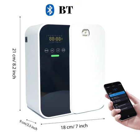 Smart Diffuser &ndash; 1000m3 Coverage Bluetooth Wall Mount White Bluetooth / UK