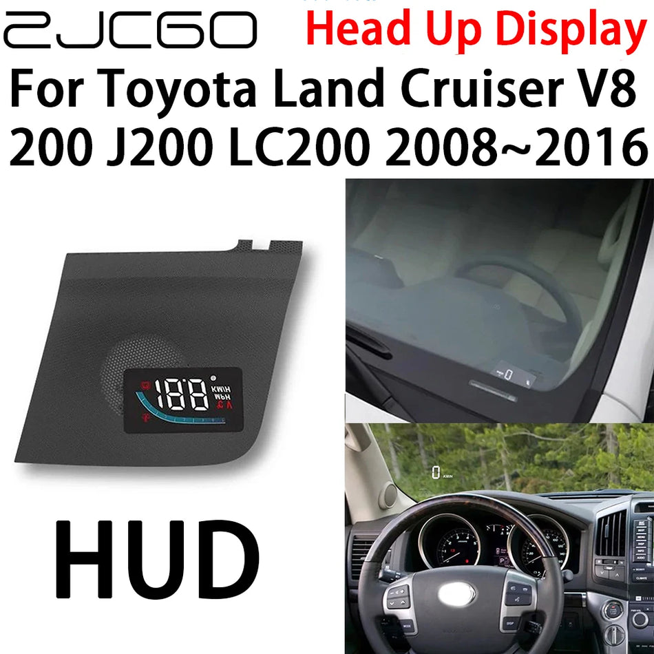 Οθόνη Head Up Display 5 ίντσες ενσύρματη για Toyota Land Cruiser J200 LC200 2008 έως 2016
