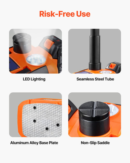 SucceBuy Electric Car Jack &ndash; 5T Adjustable With LED Light