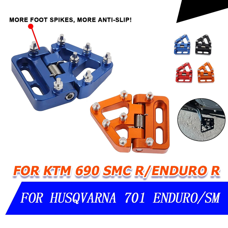 KTM 690 Enduro R e Husqvarna 701 Enduro Piastra Pieghevole per Punta Pedale Freno Posteriore