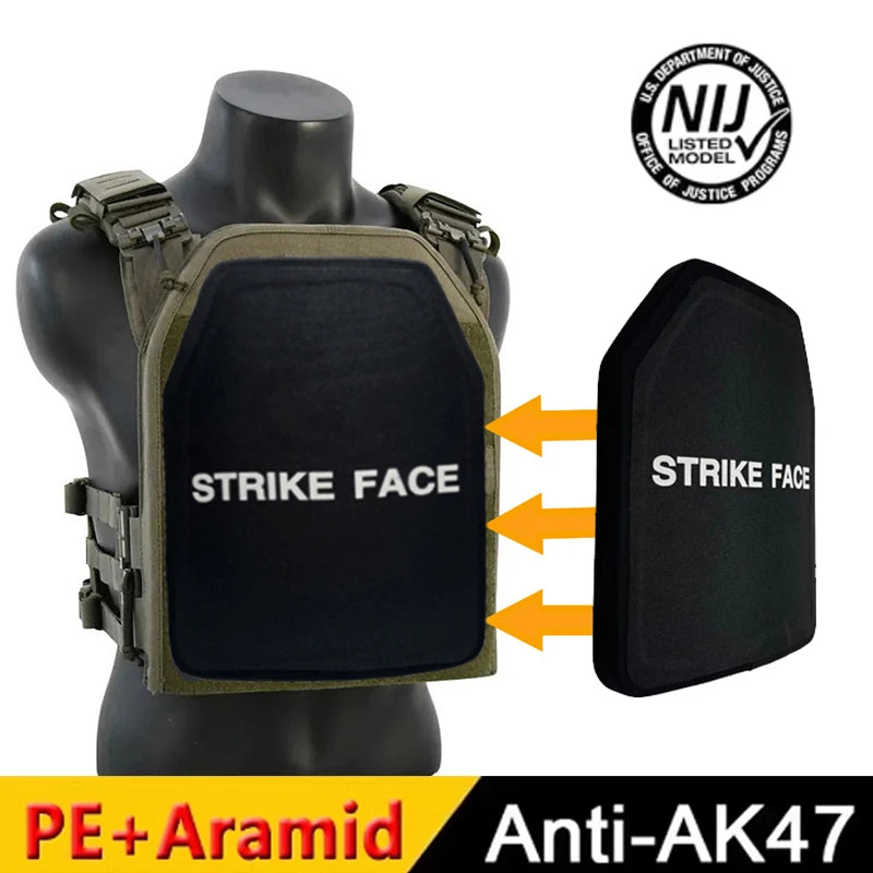 Bulletproof Plate 25x30cm &ndash; Lightweight UHMWPE Aramid Armor