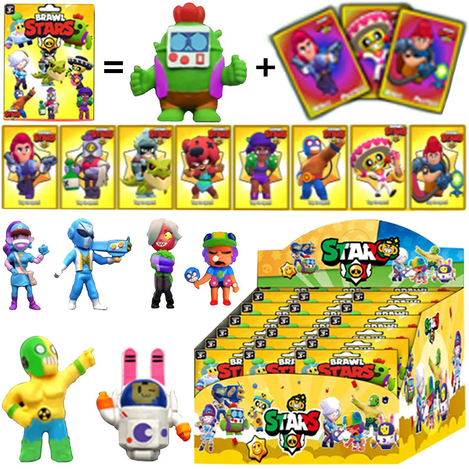2-24pcs Anime Brawled Blind Box Figures &ndash; PVC Collectible