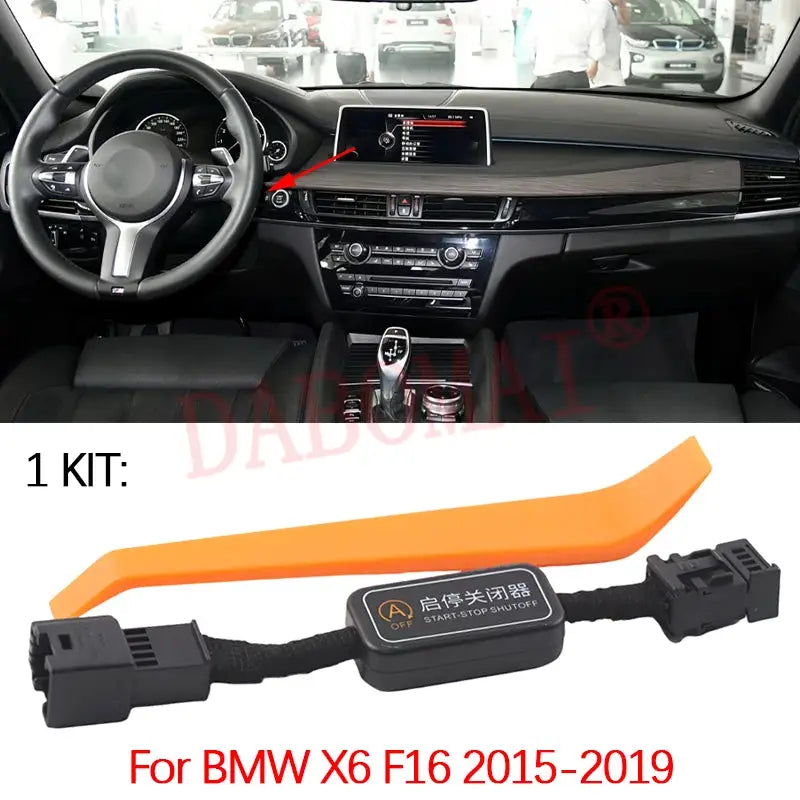 For BMW 1 2 3 4 5 6 7 X2 X3 X4 X5 X6 F20 F30 F07 F10 Car Automatic Stop Start Engine System Off Cable Plug and Play Eliminator by InterCyprus Trading Ltd