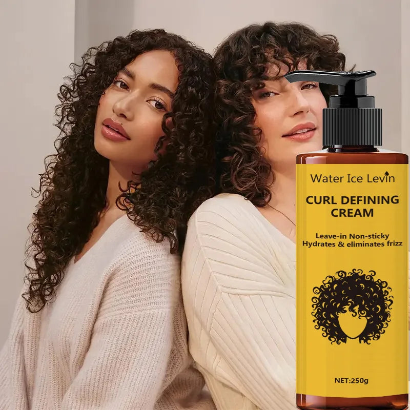 Water Ice Levin Elastic Styling Cream &ndash; Deep Moisturizing for Soft Fluffy Curls