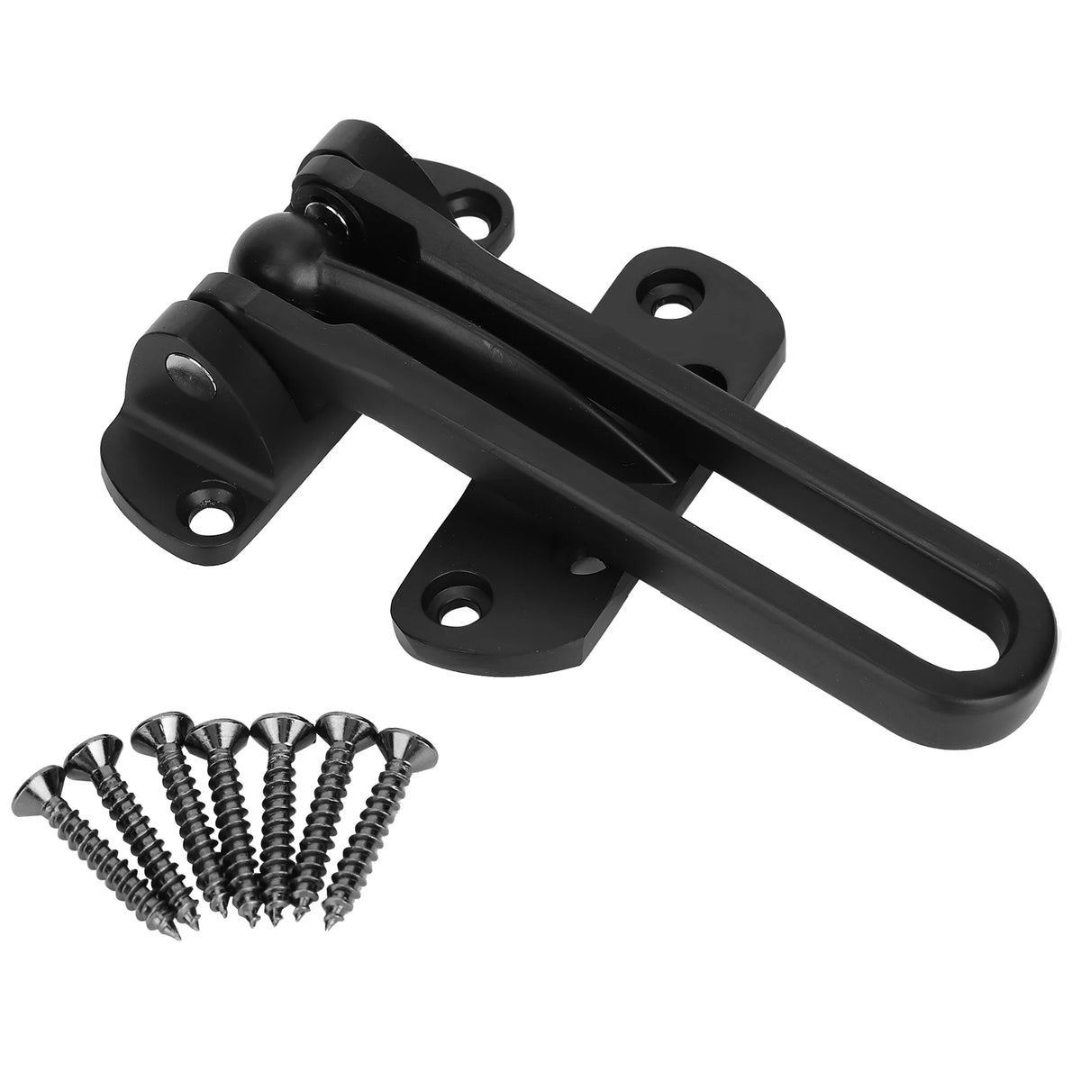 Anti Theft Door Buckle &ndash; Secure Home And Hotel Doors black