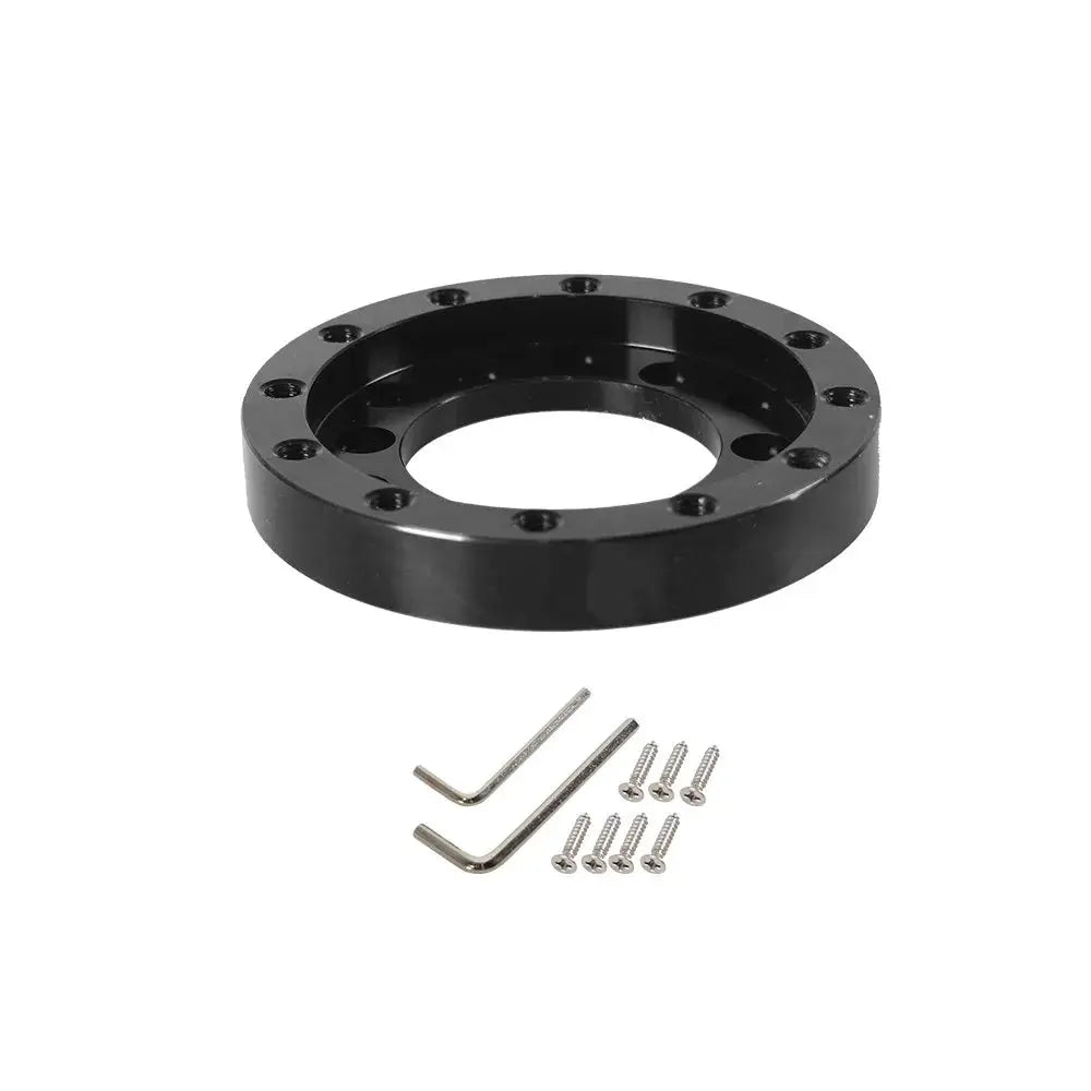 Aluminum 70MM Steering Wheel Racing Game Plate Steering Wheels Modification Set For Logitech G25 G27 DIY Parts 24 Hole Adapter by InterCyprus Trading Ltd