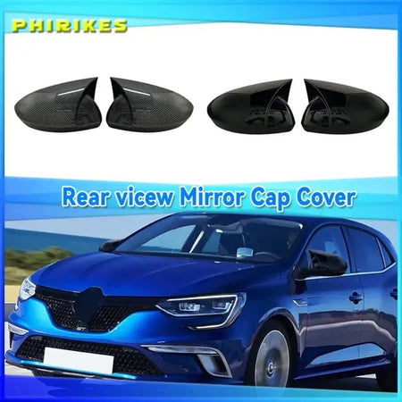 Bright Black Mirror Covers For Renault Megane 4 2016 2020