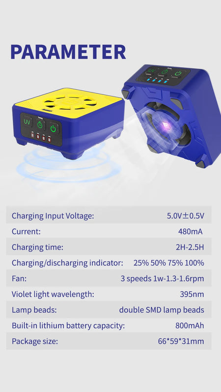 MECHANIC CUV-3 UV Curing Lamp &ndash; Efficient Cooling and Heat Dissipation for Repair CUV-3