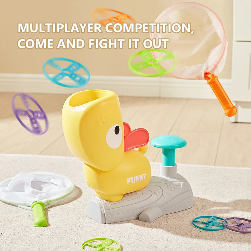 Air Discs Launcher &ndash; Fun Indoor and Outdoor Flying Game