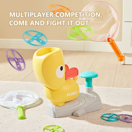 Air Discs Launcher &ndash; Fun Indoor and Outdoor Flying Game