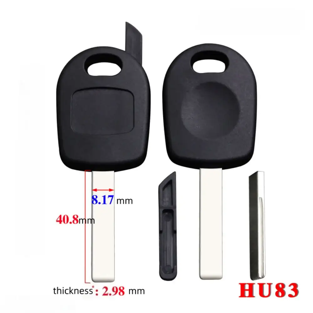 10pcs/lot Car Transponder Key Shell Case Replacement for Man with Uncut HU83 Blade by InterCyprus Trading Ltd