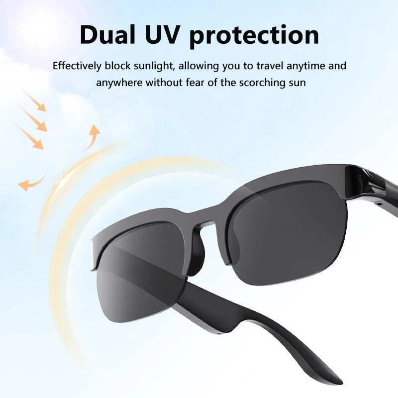 Gafas de Sol Inteligentes AI de Traducción con Música Bluetooth y Grabación