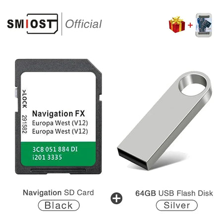 8GB GPS Update Software SMIOST Map SD Card &ndash; OEM EU