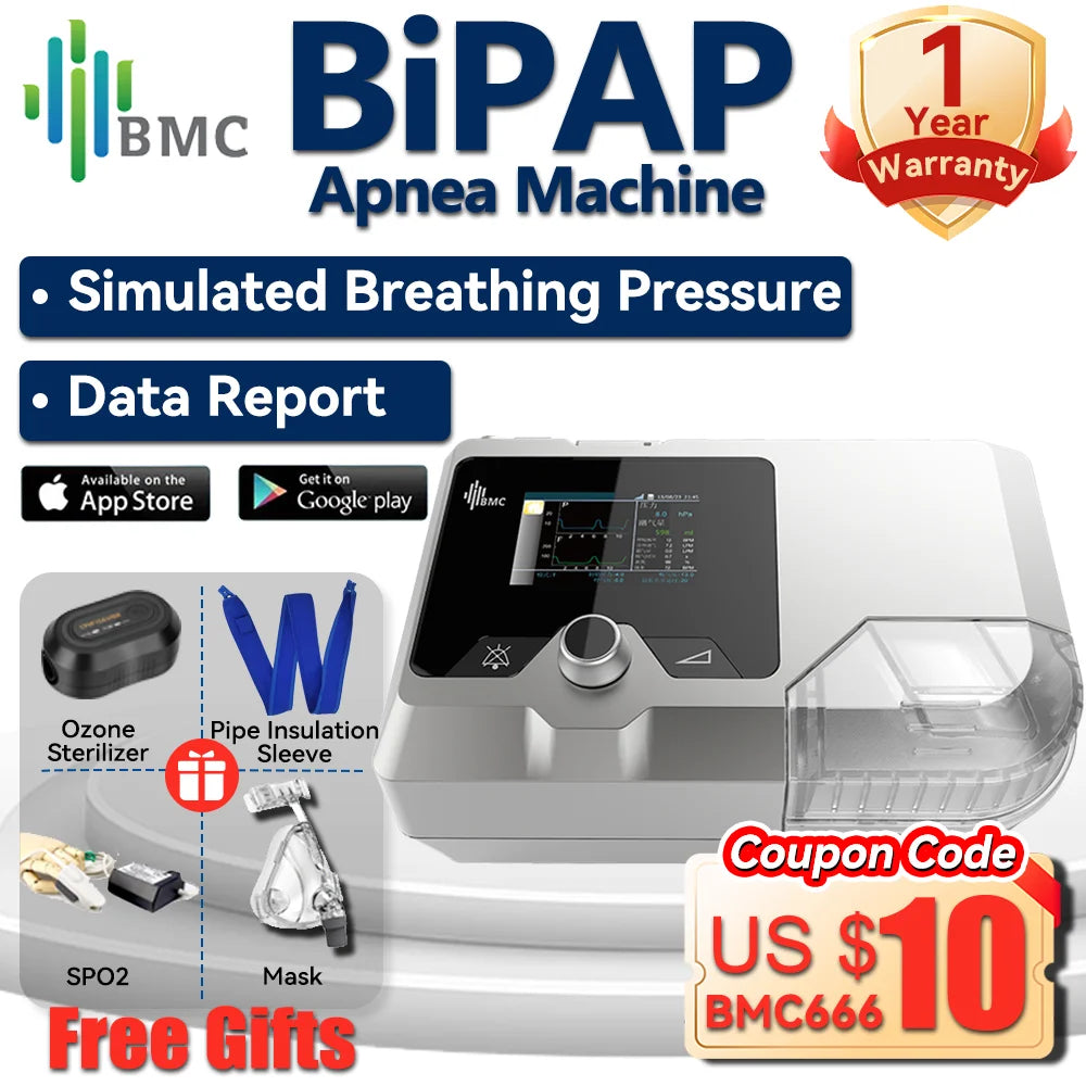 BMC G2S B20A BiPAP Machine &ndash; Comprehensive Data Reports CHINA / Medium