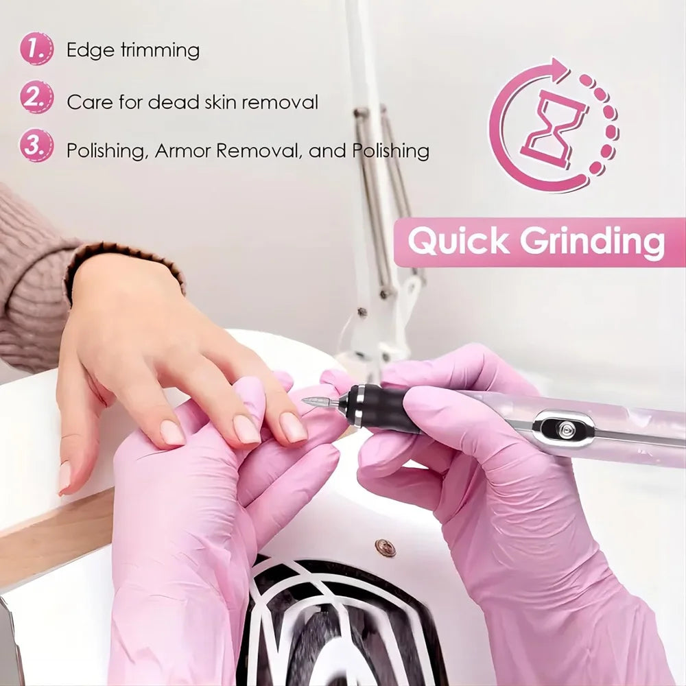 YIKOOLIN Nail Grinders &ndash; Rechargeable USB Mini Drill