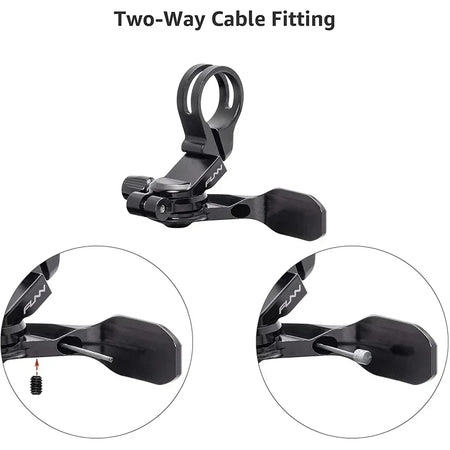 Bike Dropper Mountain Seatpost 4 Way Mount CNC Remote Lever Kit &ndash; Lightweight Versatile Control