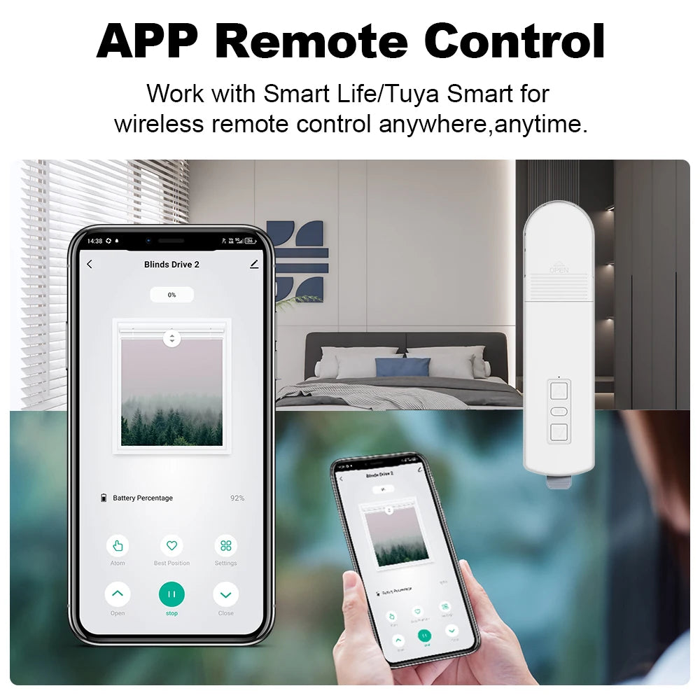 Tuya Zigbee Motorized Curtain Motor