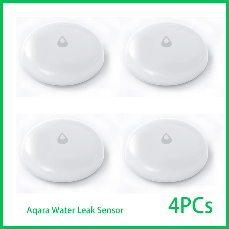 Aqara E1 Water Immersing Sensor - Zigbee Leak Detector for Home Security 4PCs