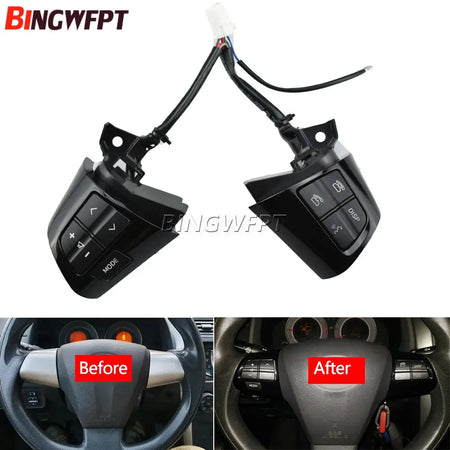 Steering Wheel Switches Buttons 84250-02230 8425002230 for Toyota Corolla Wish Altis 2010 2011 2012 2013 by InterCyprus Trading Ltd