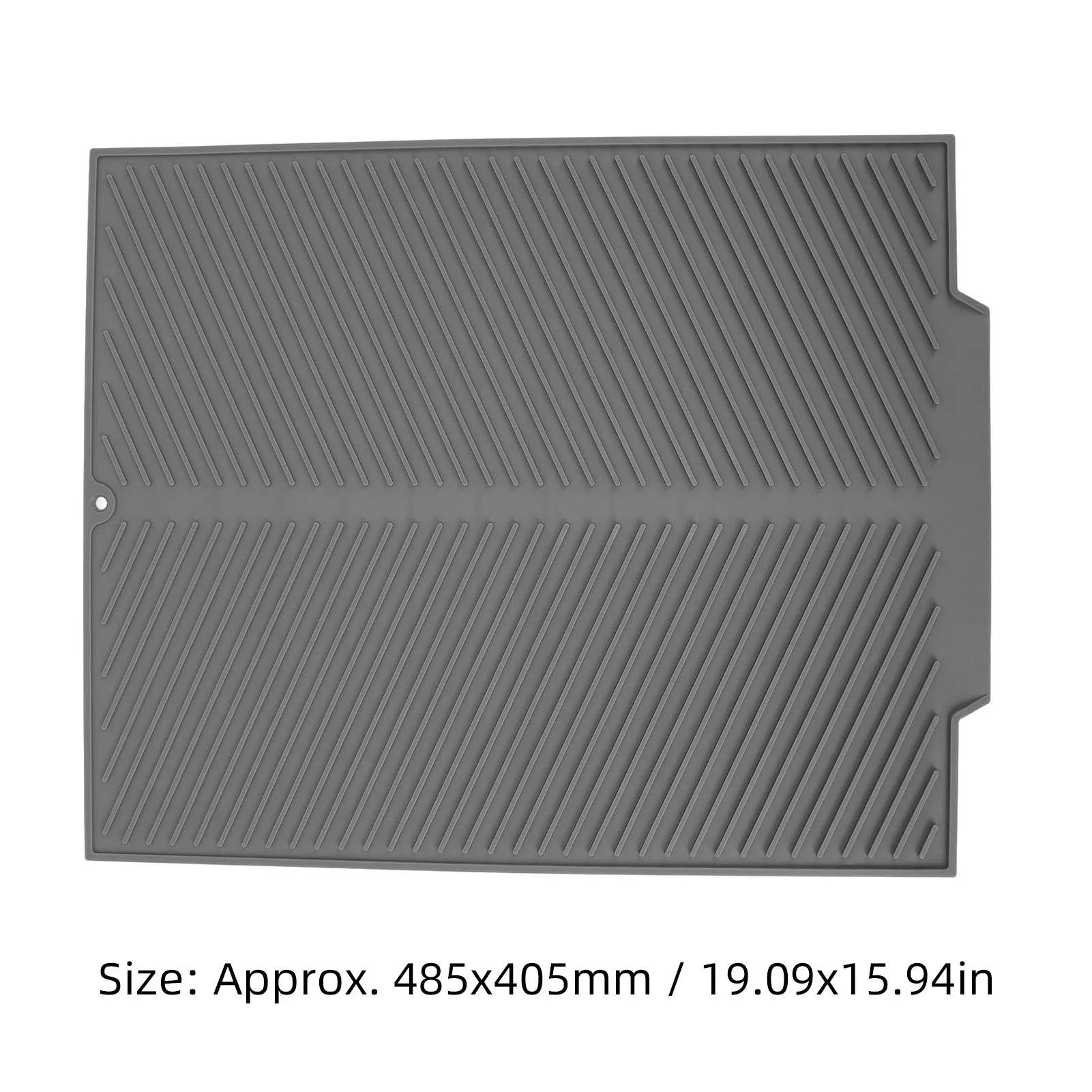 Silicone Dish Drying Mat &ndash; Heat Resistant Non Slip Surface