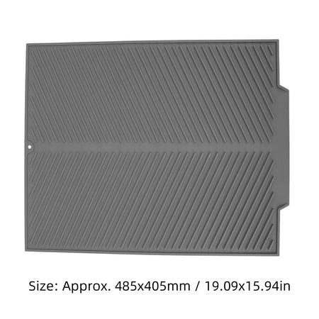 Silicone Dish Drying Mat &ndash; Heat Resistant Non Slip Surface