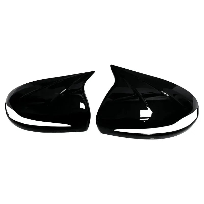 Side Mirror Cover Caps Carbon Black Trim for Mercedes-Benz W205 W222 W213 X253 W238 by InterCyprus Trading Ltd