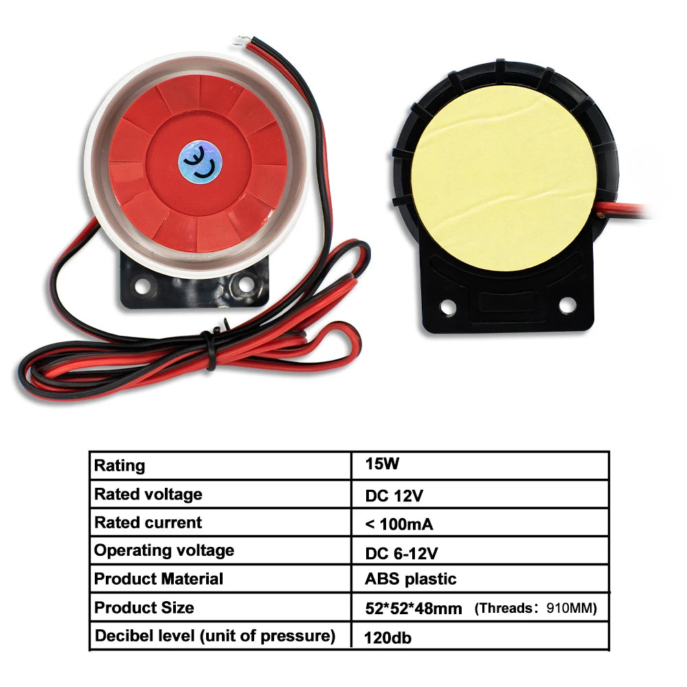 Piezoelectric Buzzer Alarm Horn 24V &ndash; High Decibel Alarm