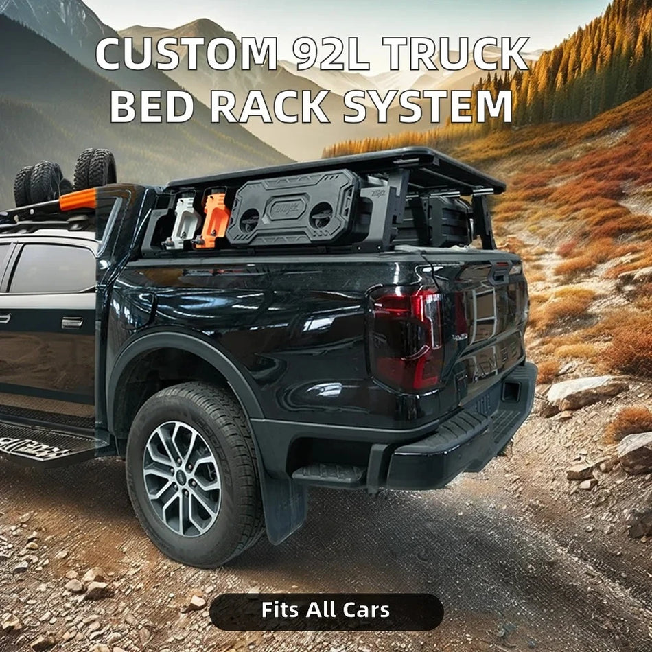 Barra antivuelco de aluminio Toyota Tundra para portaequipajes de caja de camión, modular 4x4