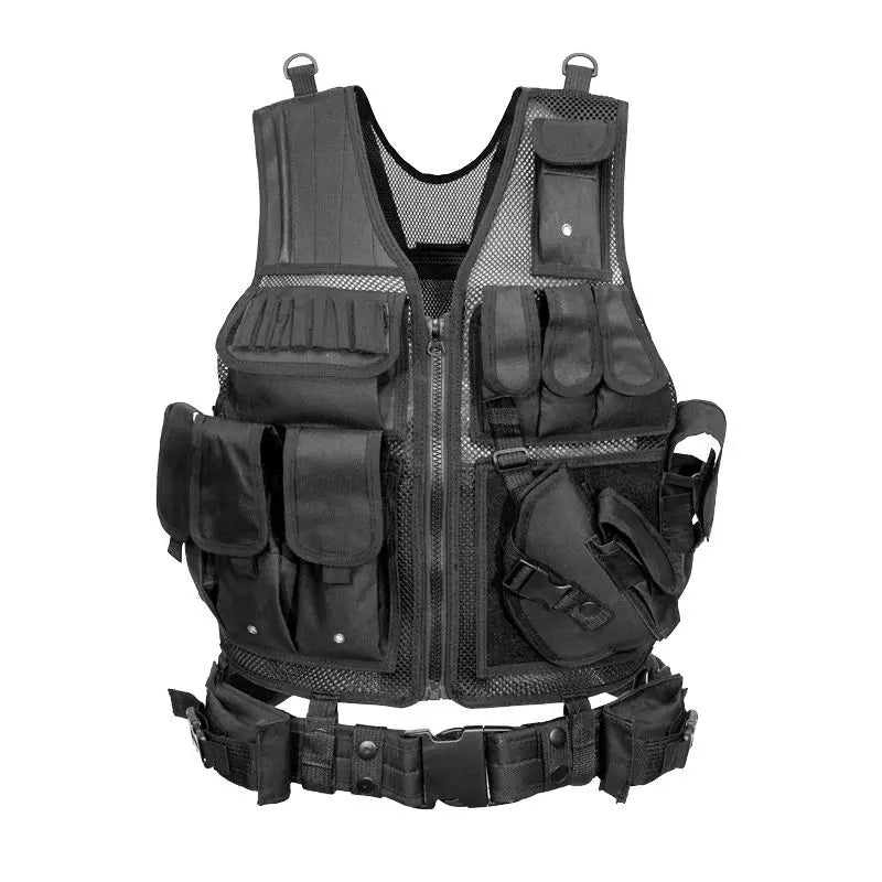 Swat Army Tactical Vest Jungle Combat &ndash; Durable 600D Poly