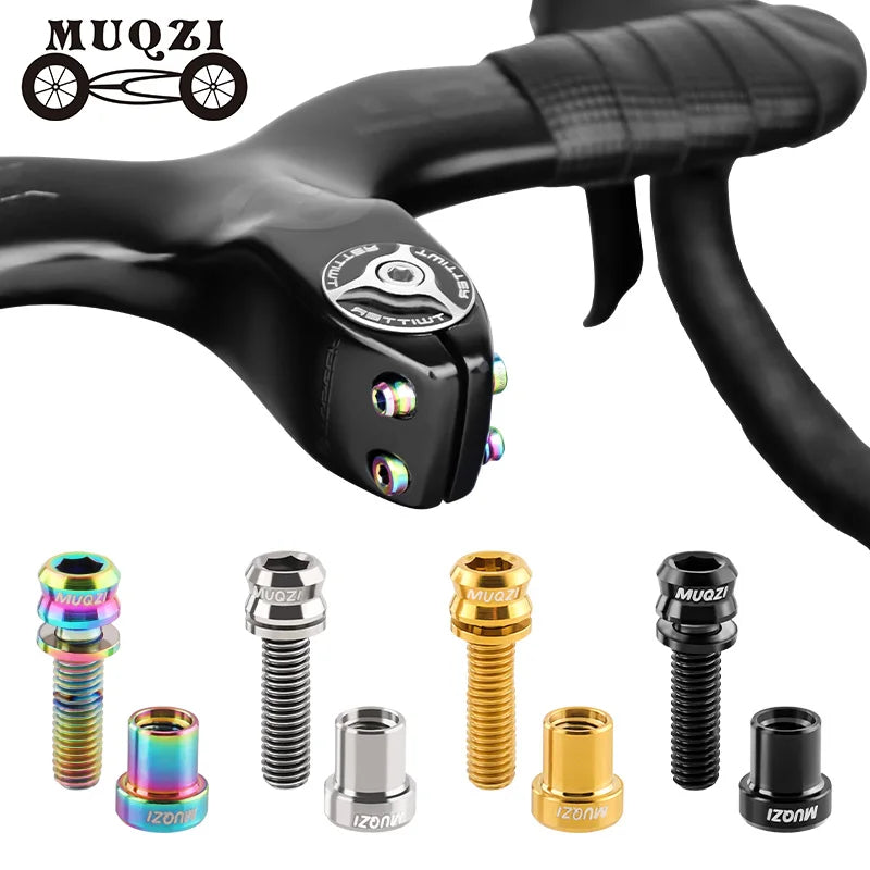 MUQZI titanium fietsbout voor M5x17mm en M5x19mm titanium legering stuurpenbouten