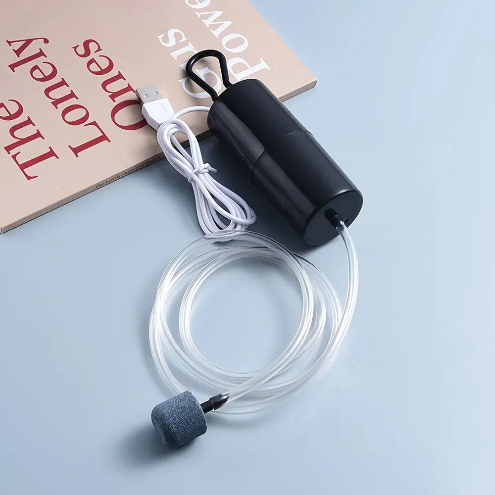 ADH363 Aquarium Oxygen Air Pump &ndash; Silent USB Powered ADH363