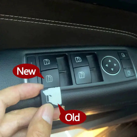 Car Interior Window Button Switch Cover Cap For Mercedes Benz A B C E GLA GLK Class W176 W246 W204 W212 W207 W156 X204 by InterCyprus Trading Ltd