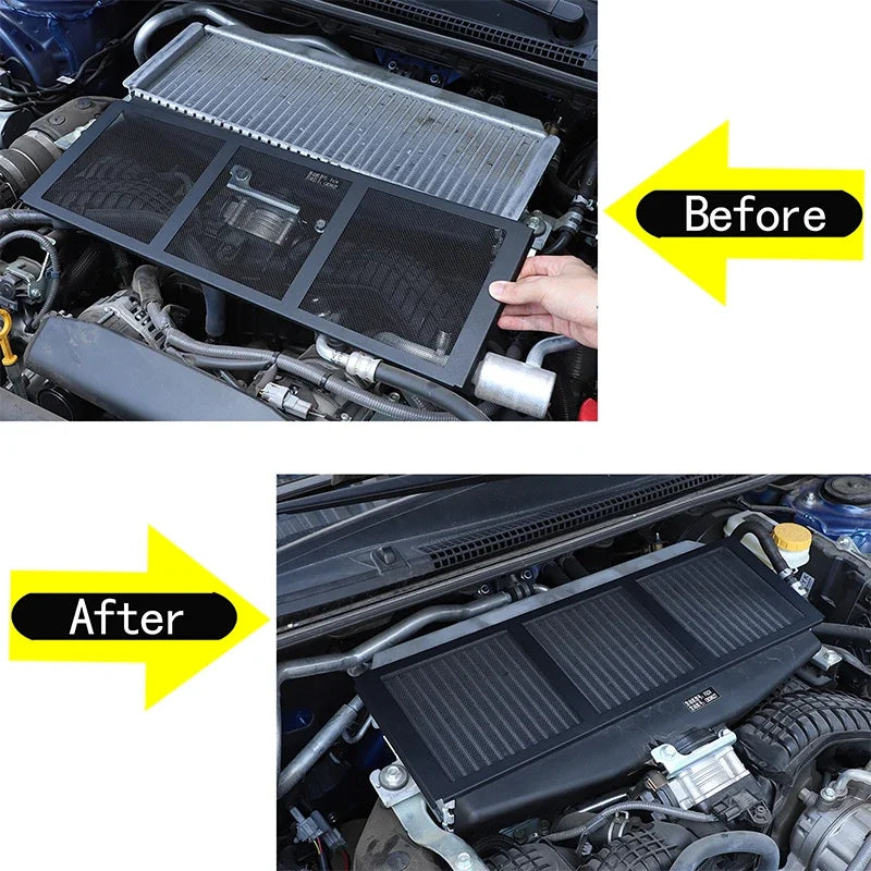 Karbon Çelik Siyah Radyatör Ağı Subaru WRX 2022 2025