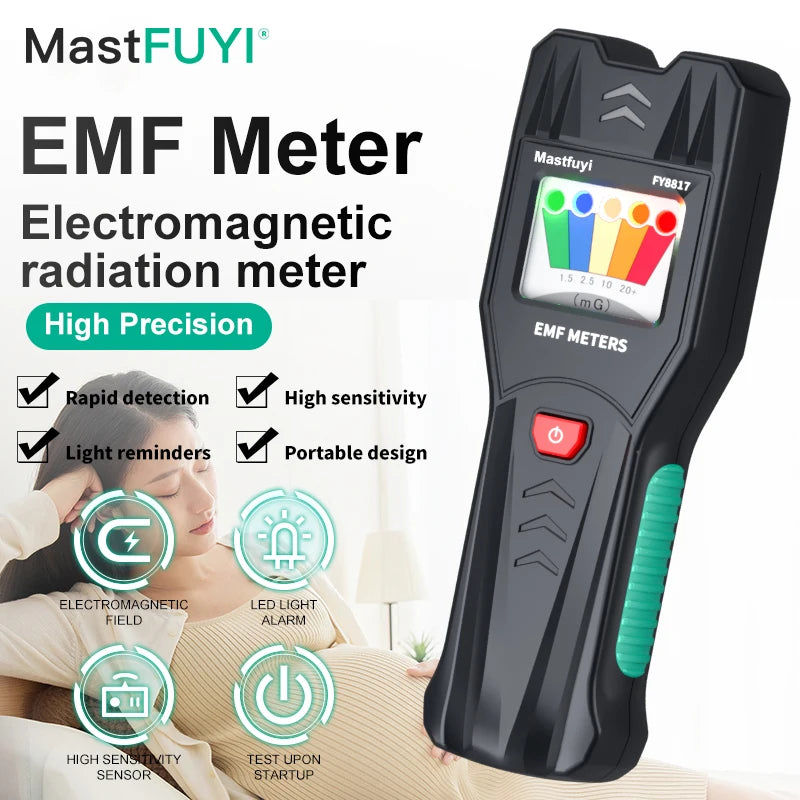 MASTFUYI FY8817 EMF Meter &ndash; Ultra Precise EMF Detection