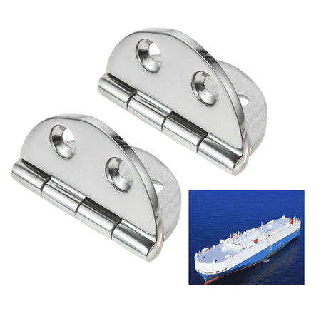 Heavy Duty 316 Stainless Steel Marine Boat Hinges - 2Pcs, 64mm