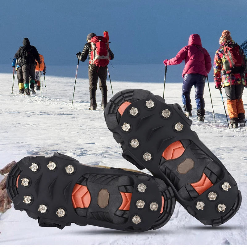 11 Teeth Anti-Slip Crampons for Winter Hiking and Climbing