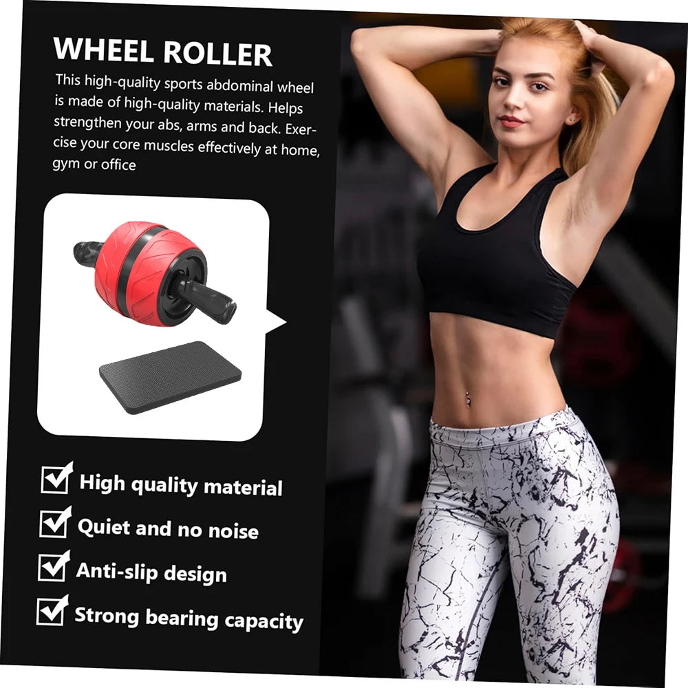 Rebound Ab Roller Belly Wheel - Knee Mat Included Comfort