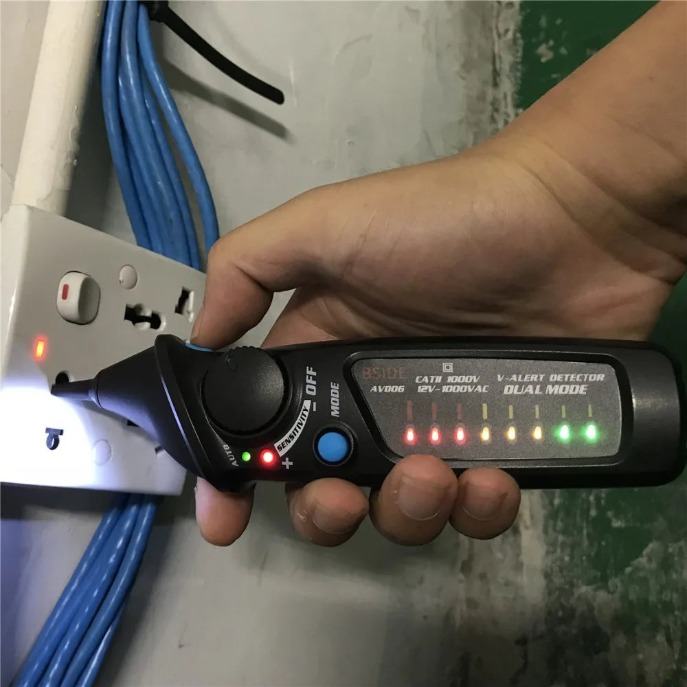 BSIDE AVD06 Noncontact Voltage Detector &ndash; Dual Mode Voltage