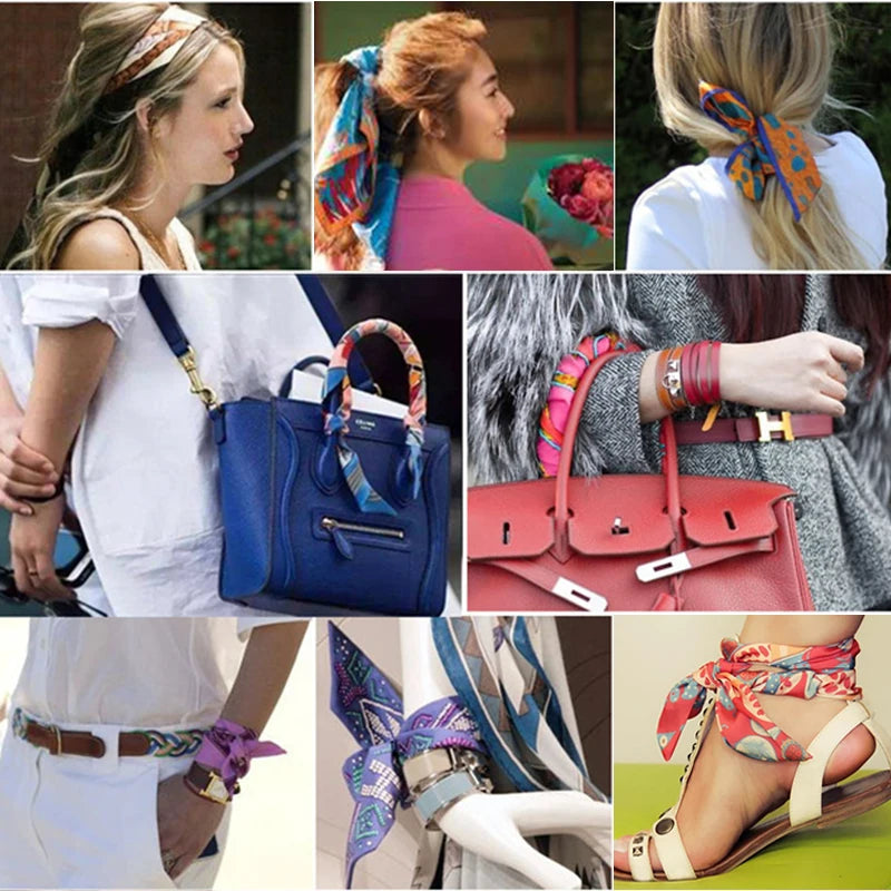 Skinny Mulberry Silk Scarf &ndash; Luxurious Versatility for Everyday Elegance